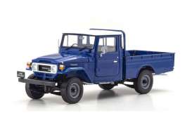 Toyota  - Land Cruiser  blue - 1:18 - Kyosho - 08958BL - kyo8958BL | The Diecast Company
