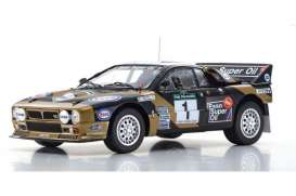 Lancia  - Rally 037 1985 black/gold - 1:18 - Kyosho - 8306E - kyo8306E | The Diecast Company