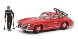 Mercedes Benz  - 300SL red - 1:43 - Schuco - 03766 - schuco03766 | The Diecast Company