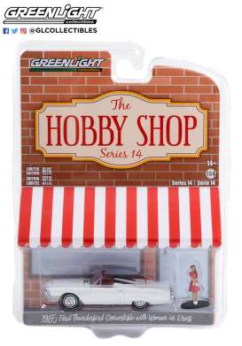 Ford  - Thunderbird 1965 white - 1:64 - GreenLight - 97140B - gl97140B | The Diecast Company