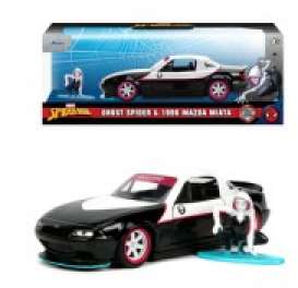 Mazda  - Miata 1990 black/white - 1:32 - Jada Toys - 33662 - jada253223014 | The Diecast Company