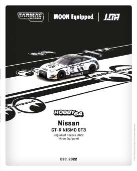 Nissan  - GT-R Nismo GT3 2022 white/black - 1:64 - Tarmac - T64-035-ME - TC-T64-035ME | The Diecast Company