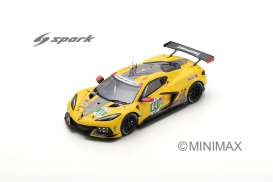 Chevrolet Corvette - Corvette C8.R 2022 yellow - 1:43 - Spark - s8644 - spas8644 | The Diecast Company