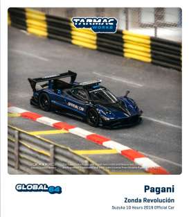 Pagani  - Zonda 2019 blue - 1:64 - Tarmac - T64G-TL016-BL2 - TC-T64GTL016BL2 | The Diecast Company