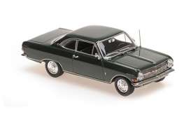 Opel  - Rekord A coupe 1962 green - 1:43 - Maxichamps - 940041020 - mc940041020 | The Diecast Company