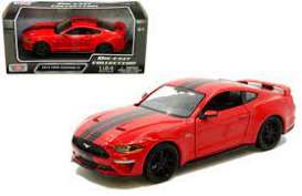 Ford  - Mustang GT 2018 red - 1:24 - Motor Max - 79352 - mmax79352r | The Diecast Company