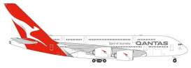 Airbus  - A380-800 red/white - 1:500 - Herpa Wings - H531795-001 - herpa531795-001 | The Diecast Company