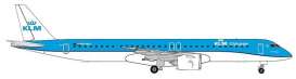 Embraer  - E195-E2 white/blue - 1:500 - Herpa Wings - H536554 - herpa536554 | The Diecast Company