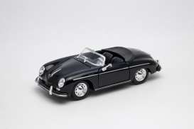 Porsche  - 356A Speedster black - 1:24 - Welly - 24106 - welly24106cbk | The Diecast Company