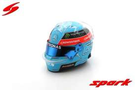 Helmet  - 2022 blue - 1:5 - Spark - 5HF086 - spa5HF086 | The Diecast Company