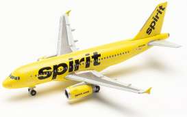 Airbus  - A319 Spirit yellow/black - 1:500 - Herpa Wings - H535809 - herpa535809 | The Diecast Company