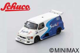 Ford  - Transit 1994 white/blue - 1:18 - Schuco - 00662 - schuco00662 | The Diecast Company