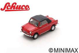 Autobianchi  - Cabriolet  red/black - 1:43 - Schuco - S09273 - schuco09273 | The Diecast Company