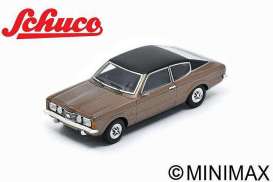 Ford  - Taunus Coupe brown/black - 1:43 - Schuco - S09180 - schuco09180 | The Diecast Company