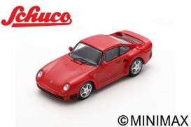 Porsche  - 959 red - 1:43 - Schuco - S03928 - schuco03928 | The Diecast Company