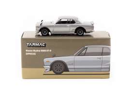 Nissan  - Skyline 2000 GT-R KPGC10 silver - 1:64 - Tarmac - T64G-043-SL - TC-T64G-043-SL | The Diecast Company