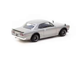 Nissan  - Skyline 2000 GT-R KPGC10 silver - 1:64 - Tarmac - T64G-043-SL - TC-T64G-043-SL | The Diecast Company