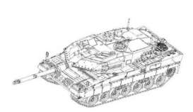 Military Vehicles  - 2A6 MBT  - 1:72 - Trumpeter - TRU-07191 - tr07191 | The Diecast Company