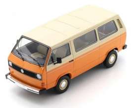 Volkswagen  - T3a L beige/orange - 1:18 - Schuco - 00607 - schuco00607 | The Diecast Company