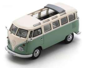 Volkswagen  - green/beige - 1:43 - Schuco - 7297 - schuco7297 | The Diecast Company
