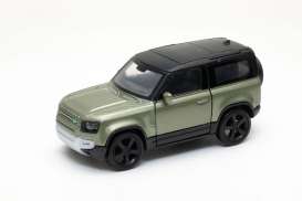 Land Rover  - Defender 2020 green/black - 1:34 - Welly - 43801W - welly43801W | The Diecast Company