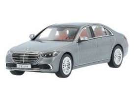 Mercedes Benz  - S-Class (V223) 2021 silver - 1:43 - Spark - B66960631 - spaB66960631 | The Diecast Company