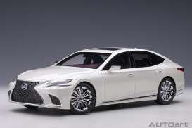 Lexus  - LS 500h white - 1:18 - AutoArt - 78866 - autoart78866 | The Diecast Company