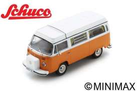 Volkswagen  - T2b orange - 1:43 - Schuco - 07207 - schuco07207 | The Diecast Company