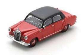 Mercedes Benz  - 180 Ponton red - 1:64 - Schuco - S20373 - schuco20373 | The Diecast Company