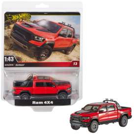 Ram  - 4x4 pick-up 2023 red - 1:43 - Hotwheels - HWT07 - hwmvHWT07 | The Diecast Company