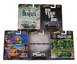 Assortment/ Mix  - Pop Culture 979D various - 1:64 - Hotwheels - HXD63 - hwmvHXD63-979D | The Diecast Company