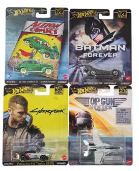 Assortment/ Mix  - Pop Culture 979D various - 1:64 - Hotwheels - HXD63 - hwmvHXD63-979F | The Diecast Company