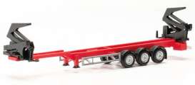 Trailer  - red - 1:87 - Herpa - 076982-002 - herpa076982-002 | The Diecast Company