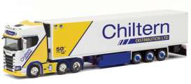 Scania  - CS 20 HD 6x2 K.Sz. white/blue/yellow - 1:87 - Herpa - H316712 - herpa316712 | The Diecast Company