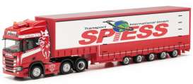 Scania  - CR 20 HD 6x2  white/red - 1:87 - Herpa Trucks - H317016 - herpa317016 | The Diecast Company