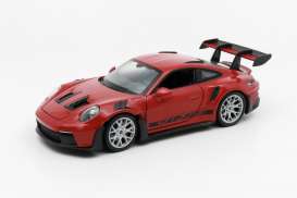Porsche  - 911 GT3 RS 992 2023 red - 1:24 - Welly - 24122 - welly24122r | The Diecast Company