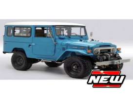 Toyota  - Land Cruiser FJ40 1960 blue/white - Maisto - 21001-22899B - mai21001-22899B | The Diecast Company