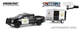 Chevrolet  - Silverado 2023 black/white - 1:64 - GreenLight - 32315C - gl32315C | The Diecast Company