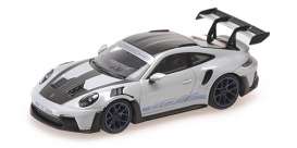 Porsche  - 911 2022 grey/blue - 1:43 - Minichamps - 410062108 - mc410062108 | The Diecast Company