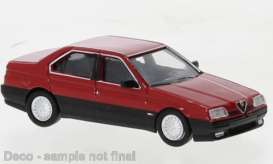 Alfa Romeo  - 164 1987 red/black - 1:87 - Brekina - pcx870432 - PCX870432 | The Diecast Company