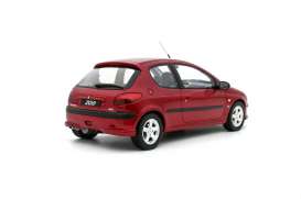 Peugeot  - 206 S16 1999 red - 1:18 - OttOmobile Miniatures - OT1039 - otto1039 | The Diecast Company