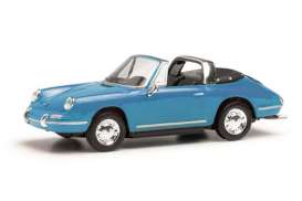 Porsche  - 911 Targa blue - 1:87 - Herpa - H023733-004 - herpa023733-004 | The Diecast Company