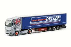 MAN  - TGX GX blue/red/grey - 1:87 - Herpa Trucks - H317313 - herpa317313 | The Diecast Company