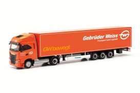 Iveco  - S-way orange - 1:87 - Herpa Trucks - H317344 - herpa317344 | The Diecast Company