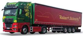 MAN  - TGX GX green/red - 1:87 - Herpa - H956154 - herpa956154 | The Diecast Company