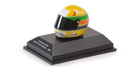 Helmet  - 1984 yellow/green - 1:8 - Minichamps - 540308419 - mc540308419 | The Diecast Company