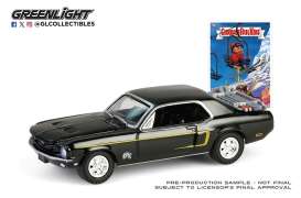 Ford Mustang - Coupe 1968 black - 1:64 - GreenLight - 54110C - gl54110C | The Diecast Company