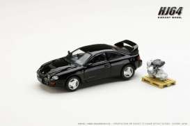 Toyota  - Celica black - 1:64 - Hobby Japan - HJ641064ABK - HJ641064ABK | The Diecast Company