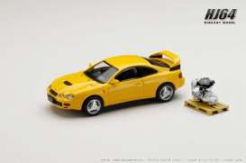 Toyota  - Celica yellow - 1:64 - Hobby Japan - HJ641064AY - HJ641064AY | The Diecast Company