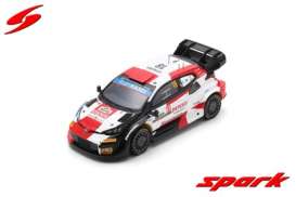 Toyota  - Yaris GR 2023 red/black/white - 1:43 - Spark - S6740 - spaS6740 | The Diecast Company